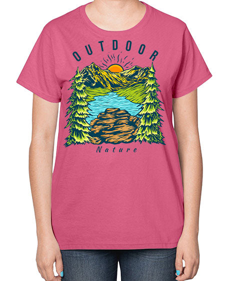 Outdoor Nature 17# - nature-  Ladies T-Shirt