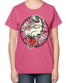 Pay the chills 201# - cartoon general-  Ladies T-Shirt