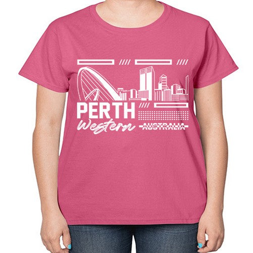 Perth 1597# - cities-  Ladies T-Shirt