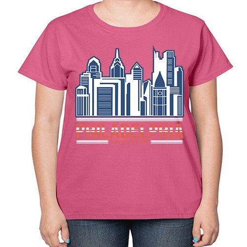 Philadelphia 1604# - cities-  Ladies T-Shirt