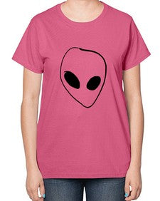 Pocket Alien 22# - ufo-  Ladies T-Shirt