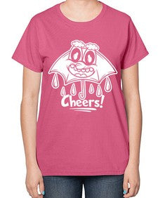 Rainy cheers 205# - cartoon general-  Ladies T-Shirt