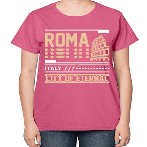 Roma 1745# - cities-  Ladies T-Shirt