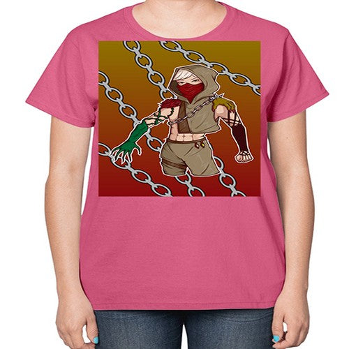 Rose and demon 75# - anime-  Ladies T-Shirt