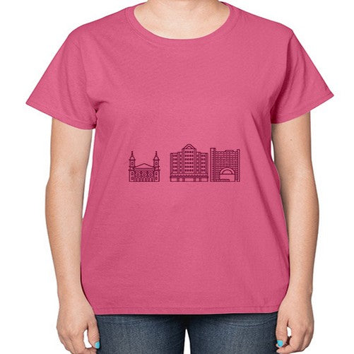 SanJoseCL 1792# - cities-  Ladies T-Shirt