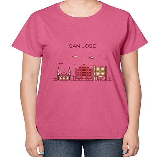 SanJoseCL 1793# - cities-  Ladies T-Shirt