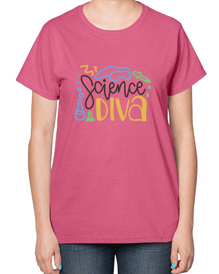 Sciencediva 43# - general science-  Ladies T-Shirt