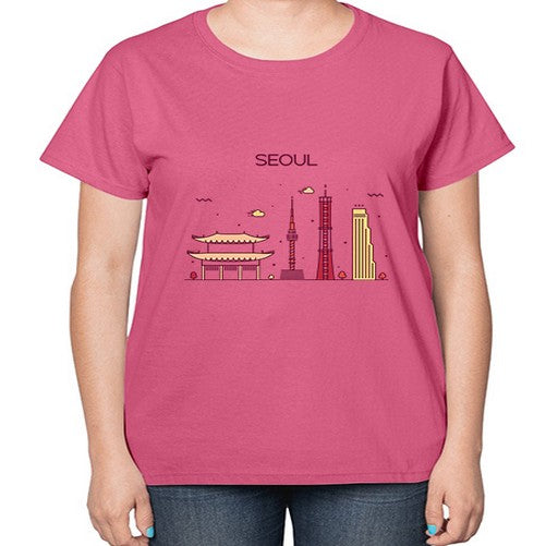 Seoul 1816# - cities-  Ladies T-Shirt