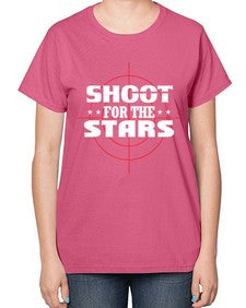 Shoot For The Stars1391# - nurse-  Ladies T-Shirt