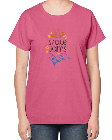 Spacejams 10# - space-  Ladies T-Shirt