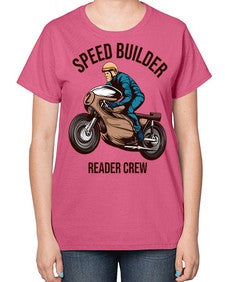 Speed builder 62# - motorcycle-  Ladies T-Shirt