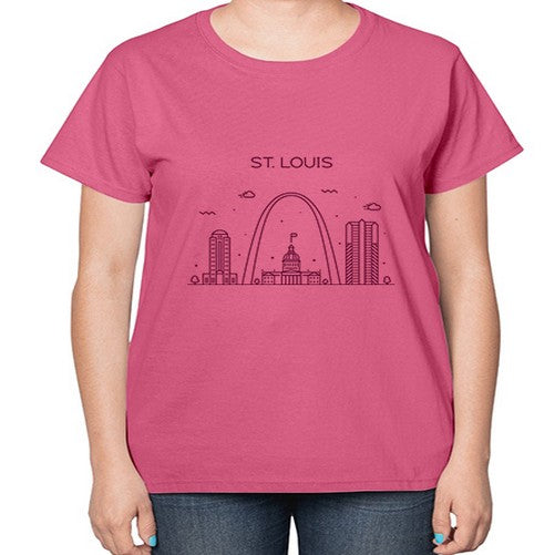 StLouis 1884# - cities-  Ladies T-Shirt