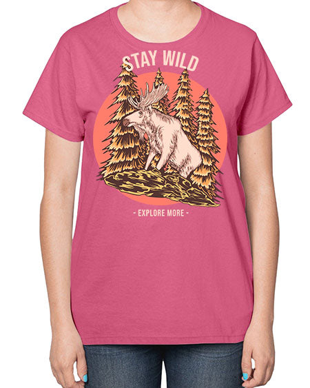 Stay Wild 16# - nature-  Ladies T-Shirt