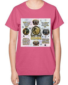 Straight Gemini 472# - gemini-  Ladies T-Shirt