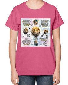 Straight Leo 473# - leo-  Ladies T-Shirt