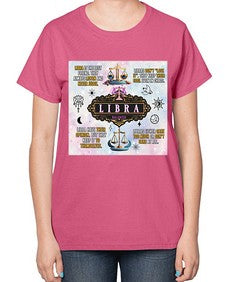 Straight Libra 474# - libra-  Ladies T-Shirt