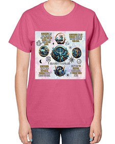 Straight Saggitarius 476# - sagittarius-  Ladies T-Shirt