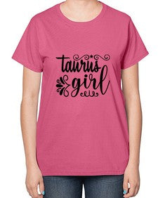Taurus girl 499# - taurus-  Ladies T-Shirt