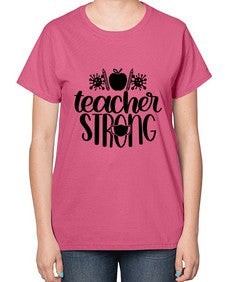 Teacher Strong Style 1465# - teacher-  Ladies T-Shirt