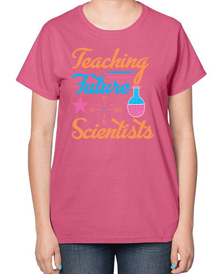 TeachingfuturescientistsScience tshirt design Sciencetshirtdesign 23# - general science-  Ladies T-Shirt
