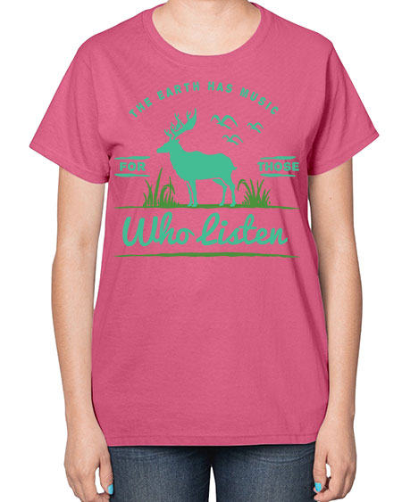 The Earth Has Music 15# - nature-  Ladies T-Shirt
