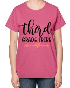 Third Grade Tribe 979# - third grade-  Ladies T-Shirt