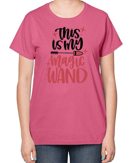 This Is My Magic Wand Style 12# -makeup  Ladies T-Shirt