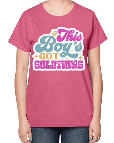 This boys got solutions 19# - general science-  Ladies T-Shirt