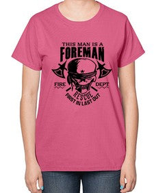 This man is 1166# - skull and bones-  Ladies T-Shirt