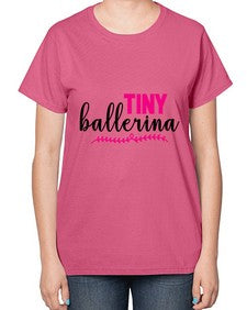 Tiny ballerina 202# - ballet-  Ladies T-Shirt