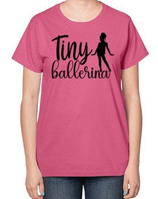 Tiny ballerina 205# - ballet-  Ladies T-Shirt