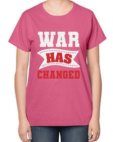 War has changed 52# - video games-  Ladies T-Shirt