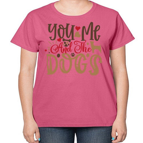 You Me And The Dogs Style 52# - dogs-  Ladies T-Shirt