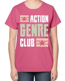 action genre club 59# - video games-  Ladies T-Shirt