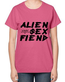 alien sex fiend 55# - ufo-  Ladies T-Shirt