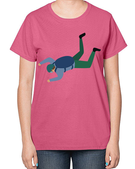 all in one 01# - parachute-  Ladies T-Shirt