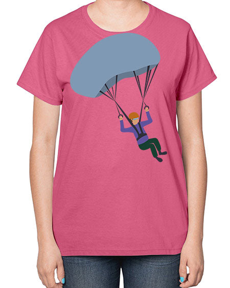 all in one 06# - parachute-  Ladies T-Shirt