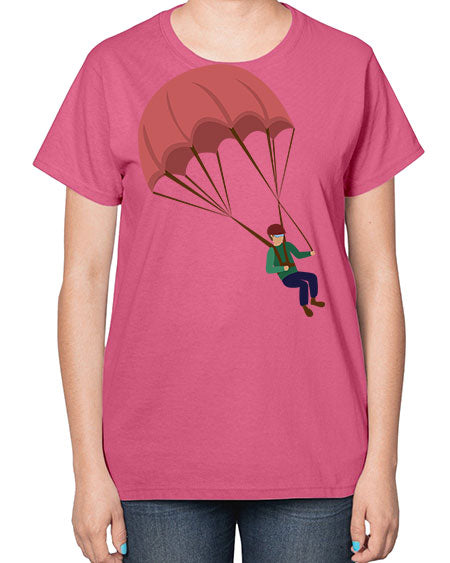 all in one 07# - parachute-  Ladies T-Shirt