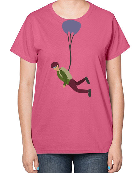 all in one 09# - parachute-  Ladies T-Shirt
