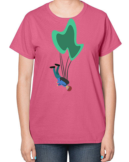 all in one 12# - parachute-  Ladies T-Shirt