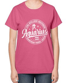 aquarius 77# - aquarius-  Ladies T-Shirt