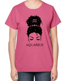 aquarius 81# - aquarius-  Ladies T-Shirt