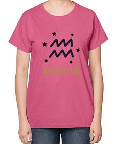 aquarius 83# - aquarius-  Ladies T-Shirt