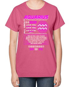 aquarius 86# - aquarius-  Ladies T-Shirt