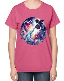 aquarius 89# - aquarius-  Ladies T-Shirt