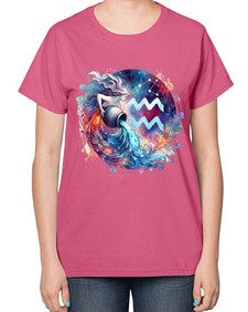 aquarius 90# - aquarius-  Ladies T-Shirt