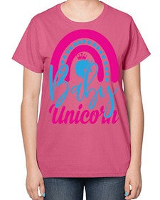baby unicorn 13# - unicorn-  Ladies T-Shirt