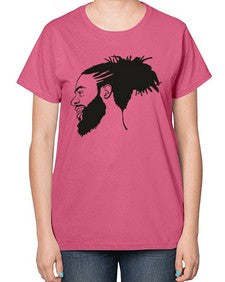 beardman 45# - black boys or men-  Ladies T-Shirt