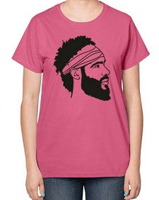 beardman 48# - black boys or men-  Ladies T-Shirt