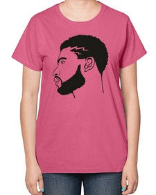 beardman 52# - black boys or men-  Ladies T-Shirt